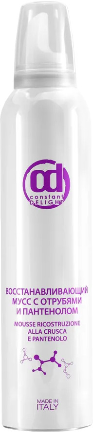 Мусс для волос восстановливающий с отрубями и пантенолом | Эксперт-уход | Constant Delight