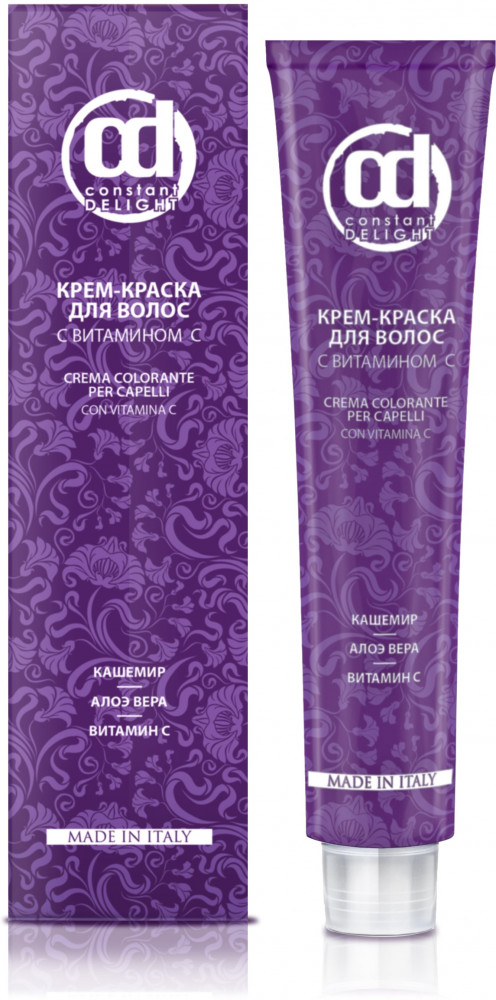 Крем-краска для волос с витамином С, оттенок 8/2 Светло-русый пепельный | Constant Delight