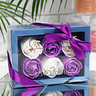 фиолетовый/белый