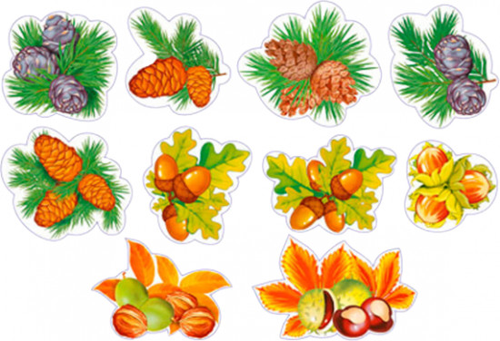 Комплект украшений «Дары леса»