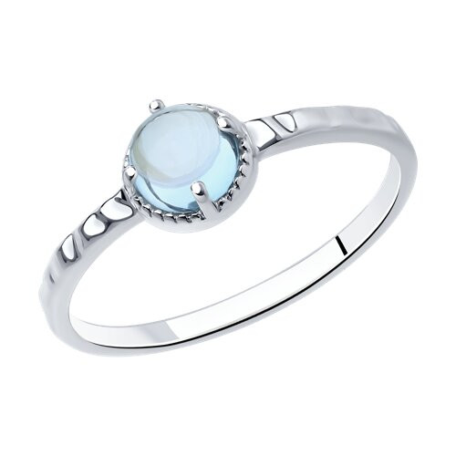 Кольцо из серебра с топазом | SOKOLOV