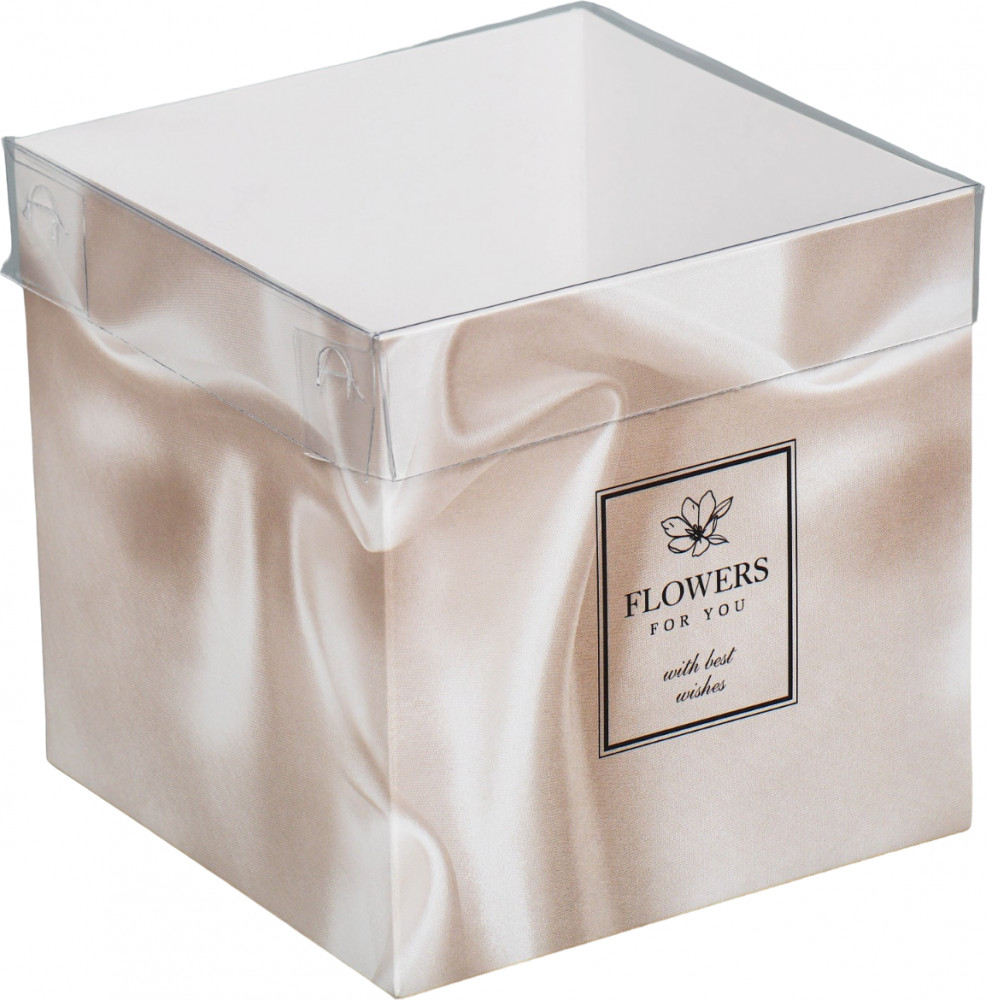 Коробка для цветов подарочная «Шёлк» | 8 Марта | Дарите Счастье