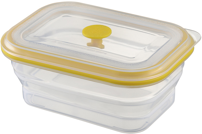 Контейнер складной для продуктов с крышкой | Silikobox | Smart Solutions