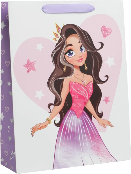 Пакет подарочный «Принцесса» | 8 Марта | Дарите Счастье