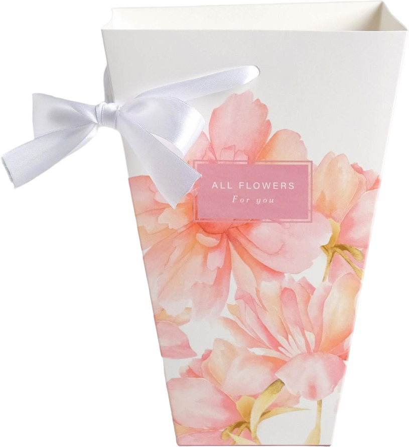 Коробка для цветов подарочная «All flowers for you» | Нежные цветы | Дарите Счастье