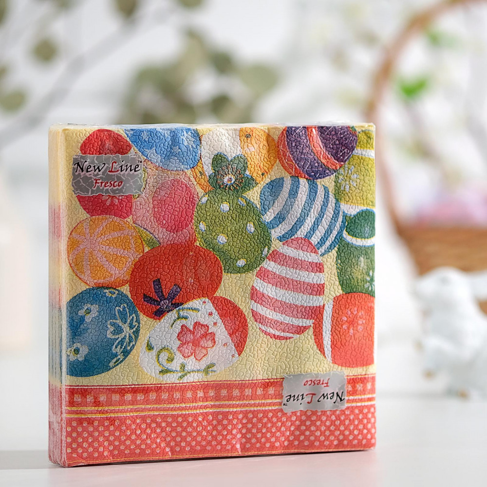 Салфетки «Пасхальные яйца» | Пасха | New line Fresco