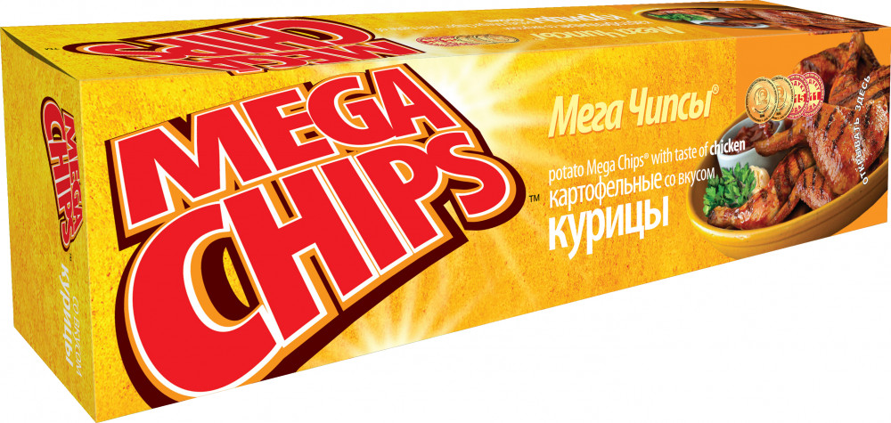 Чипсы-пластины картофельные «Курица» | MegaChips