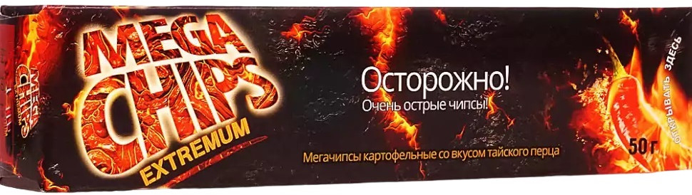 Чипсы-пластины картофельные «Тайский перец» | MegaChips