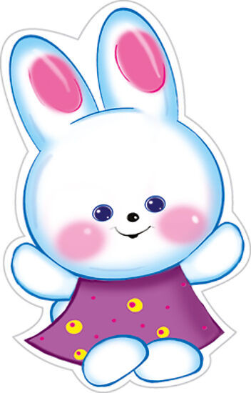 Фигурка вырубная «Зайка» | Вырубная фигурка