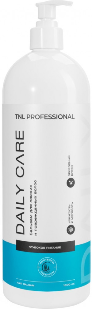 Бальзам для волос с протеинами пшеницы «Глубокое питание» | Daily Care | TNL Professional