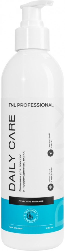 Бальзам для волос с протеинами пшеницы «Глубокое питание» | Daily Care | TNL Professional