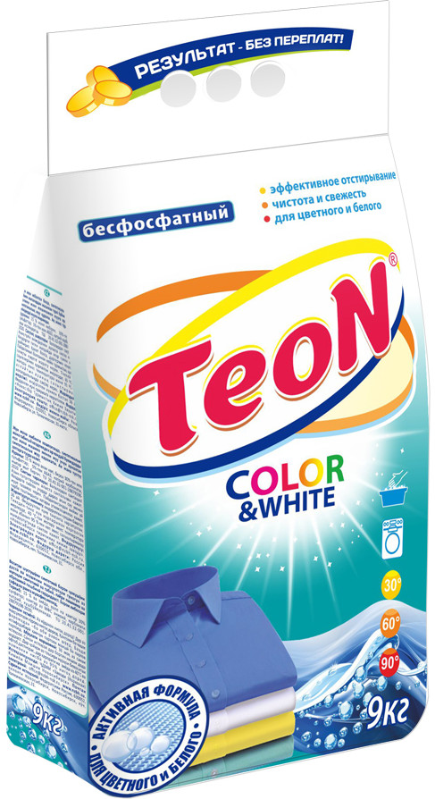 Порошок для стирки | Color and white | Teon