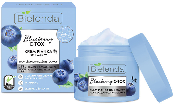Крем для лица увлажняющий | Blueberry C-TOX | Bielenda