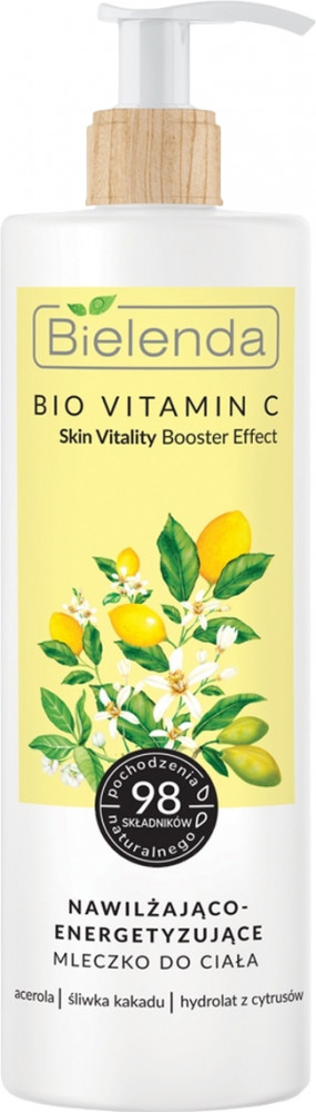 Молочко для тела увлажняющее и тонизирующее | Bio Vitamin C | Bielenda