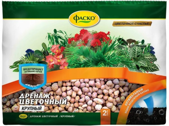 Дренаж керамзитовый крупный