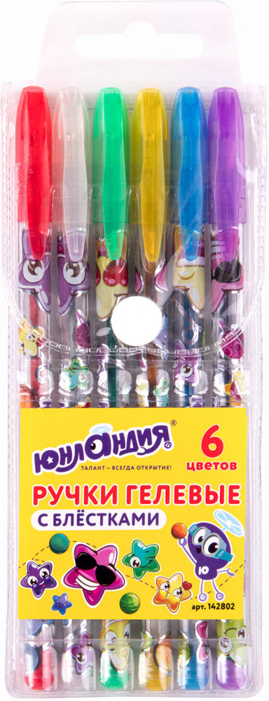 Набор ручек гелевых | Юнландия