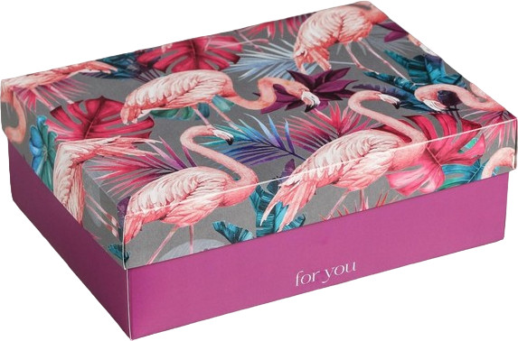 Коробка складная «Фламинго» | Дарите Счастье
