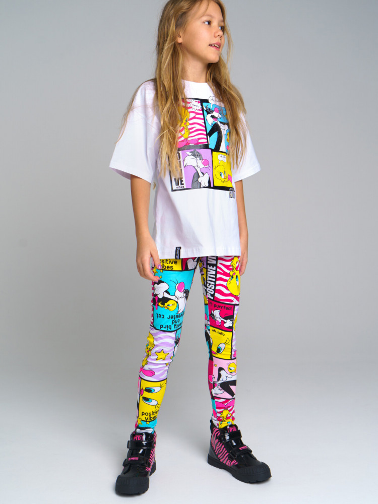 Легинсы для девочек | Be positive | PlayToday
