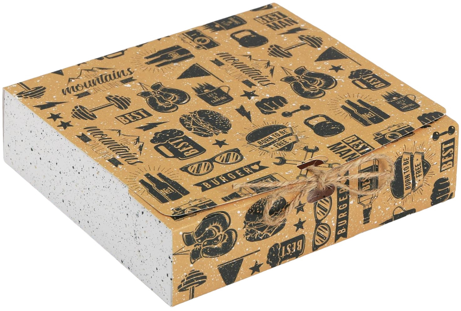 Коробка складная подарочная «Мужская» | Дарите Счастье