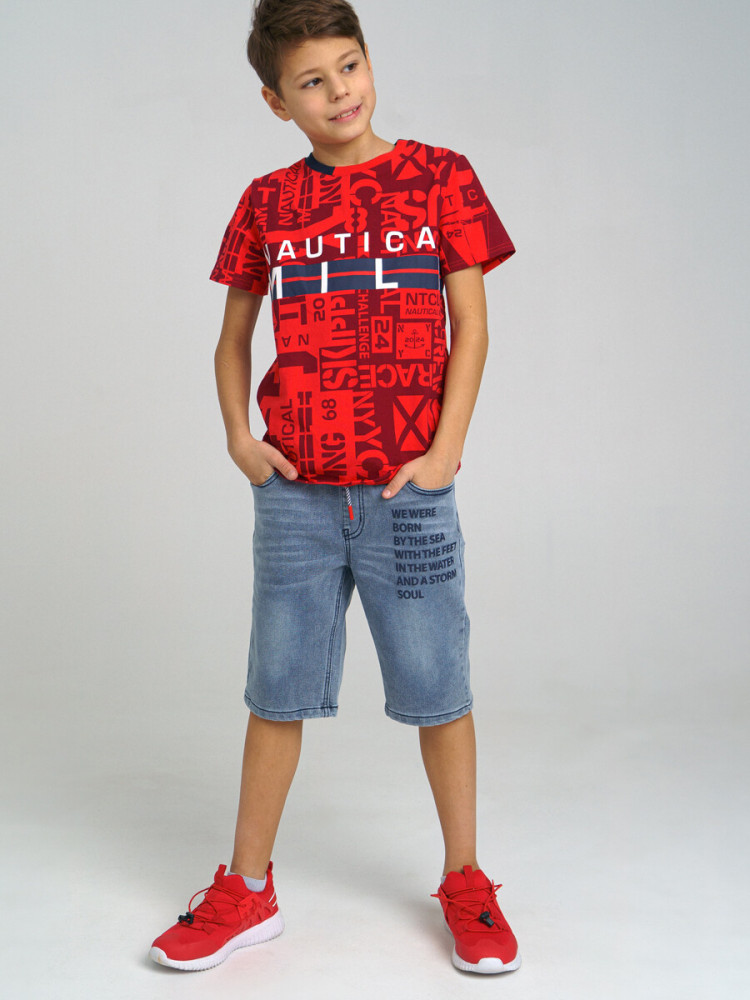 Шорты джинсовые для мальчиков | Nautical mile | PlayToday