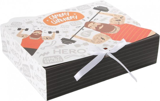 Коробка складная «Самому сильному»