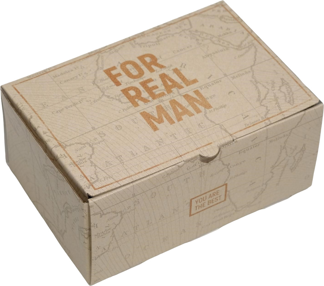 Коробка-пенал «For real man» | Дарите Счастье