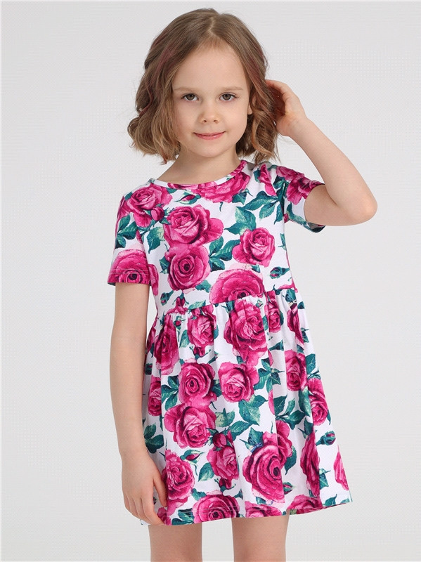 Платье для девочек | Променад | Апрель
