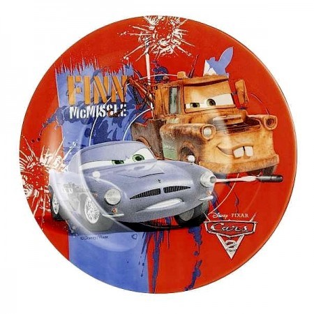 Тарелка Disney Cars 2 десертная, диаметр 19 см