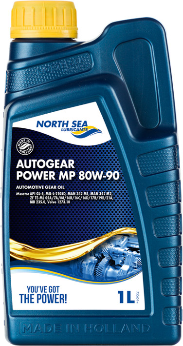 Трансмиссионное масло North Sea Autogear Power MP 80W-90 | North Sea Lubricants