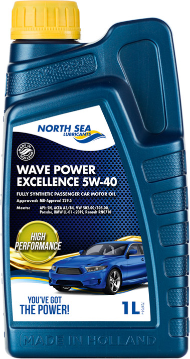 Моторное масло North Sea Wave Power Excellence 5W-40 | North Sea Lubricants