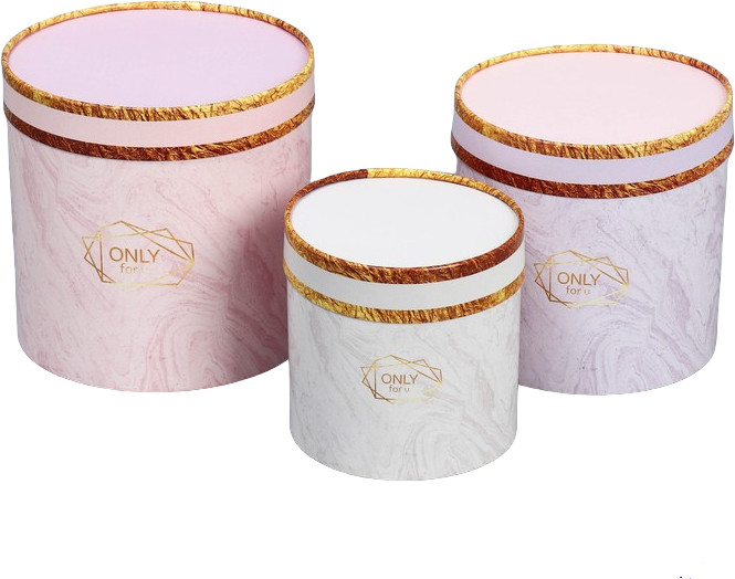 Набор коробок подарочных «Мрамор» | Коллекция упаковки «Мраморная» | Дарите Счастье