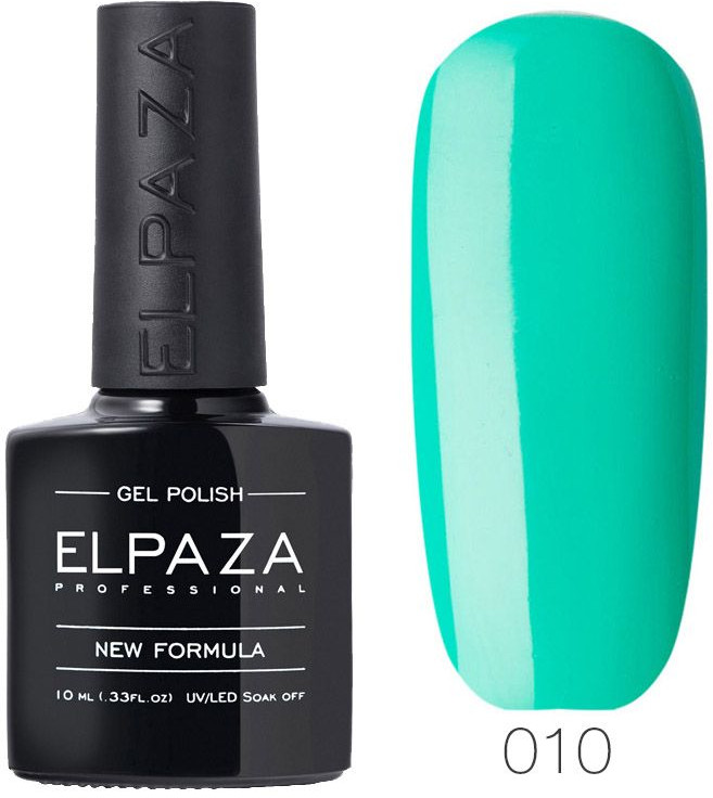 Гель-лак для ногтей, оттенок 010 Мохито | Elpaza Professional