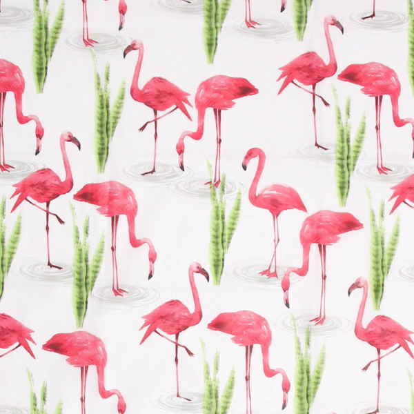 Штора для ванной «Фламинго»