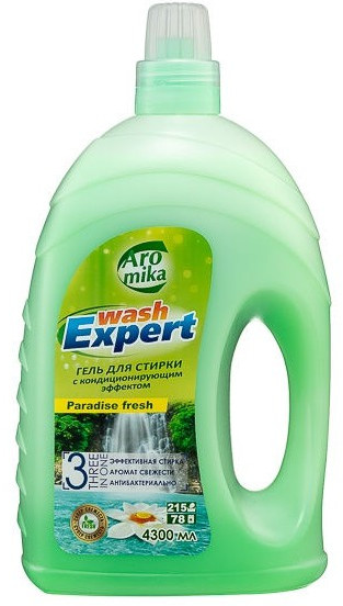 Гель для стирки с кондиционером «Paradise fresh» | Wash Expert | Аромика