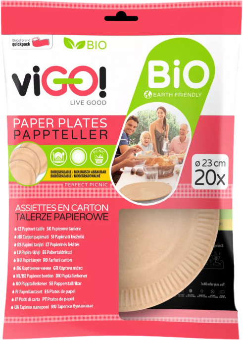 Набор тарелок бумажных | viGO!
