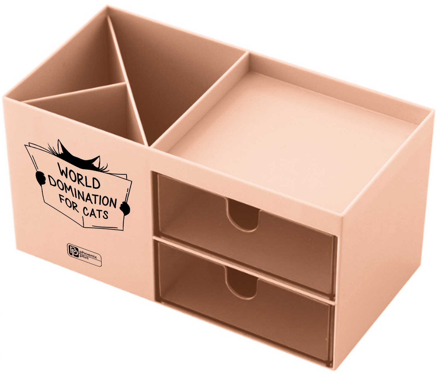 Подставка для канцелярских принадлежностей «Кот с книгой» | Феникс +