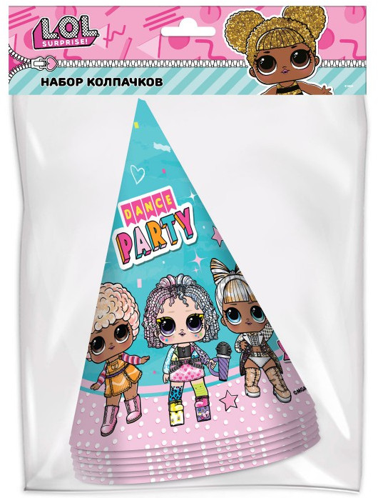 Набор бумажных колпачков «LOL» | L.O.L. Surprise! | ND Play