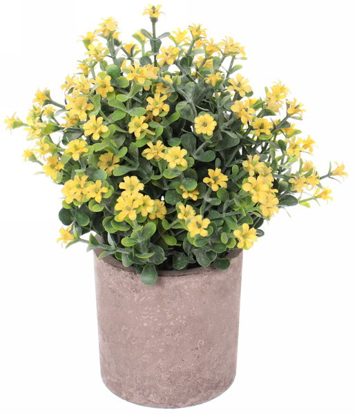 Цветок искусственный в горшке «Французский поцелуй»