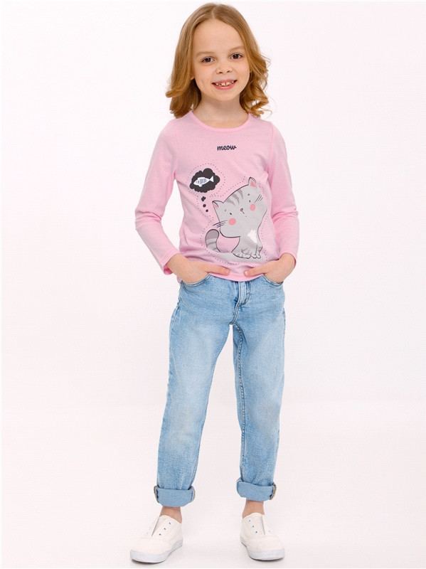 Лонгслив для девочек | Прогулка | Апрель