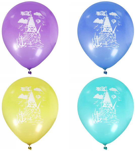 Набор шаров воздушных «Пиратский корабль» | Серпантин