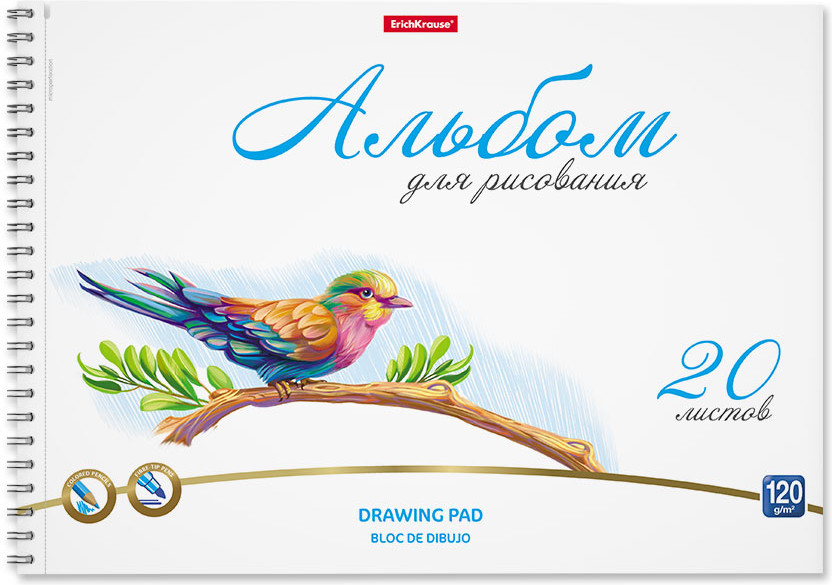 Альбом для рисования | Birds | Erich Krause
