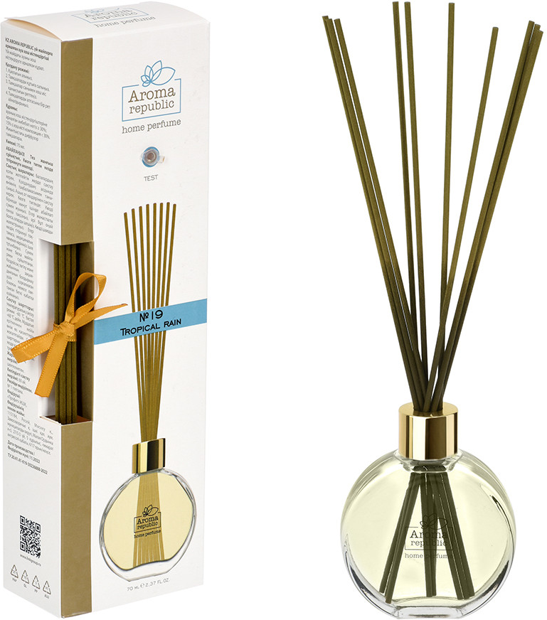 Диффузор ароматический «№19 Tropical rain» | Aroma republic