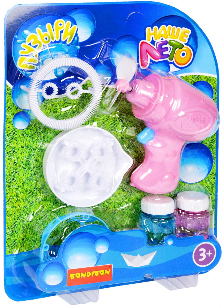 Пистолет для мыльных пузырей | Наше лето | Bondibon