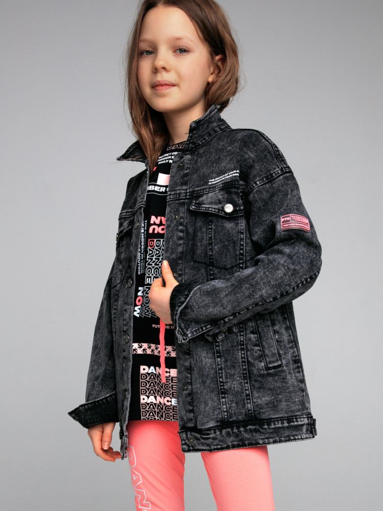 Куртка джинсовая для девочек | Joyfull Play | PlayToday