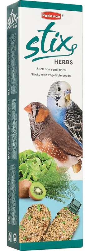 Палочки с травами для волнистых попугаев и экзотических птиц | Padovan