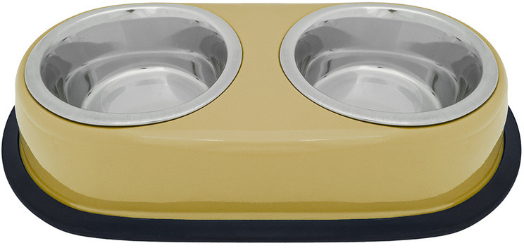 Миска для питомца двойная с нескользящим покрытием «Лахар» | Tappi