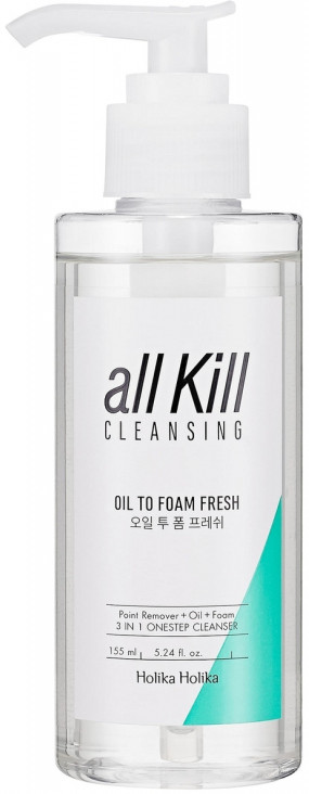 Масло-пенка гидрофильное для умывания | All Kill | Holika Holika