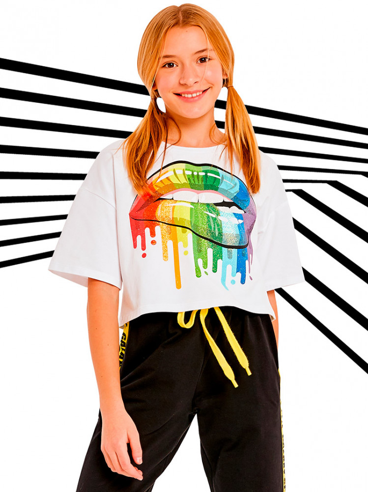 Футболка для девочек | Galaxy spill | Crazy Getup