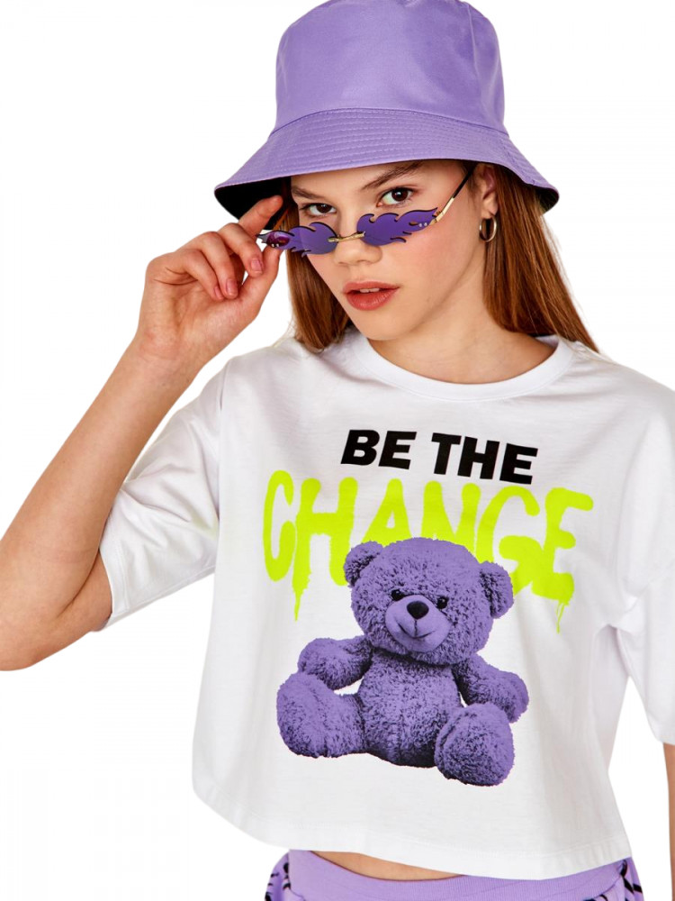 Футболка для девочек | Soft lines | Crazy Getup