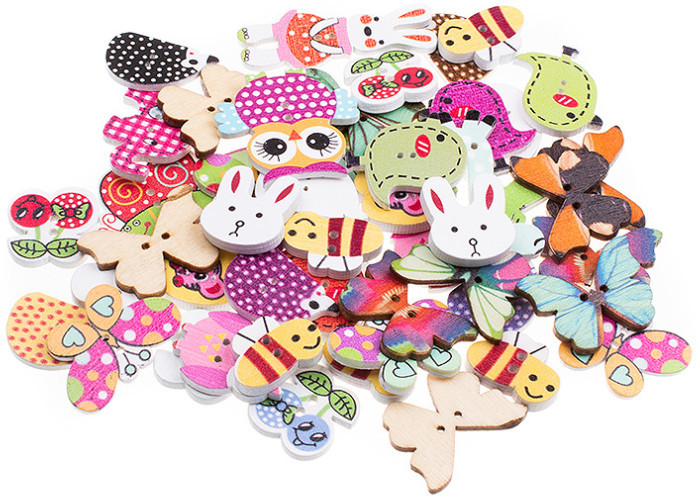 Пуговицы декоративные «Мультики» | Белоснежка